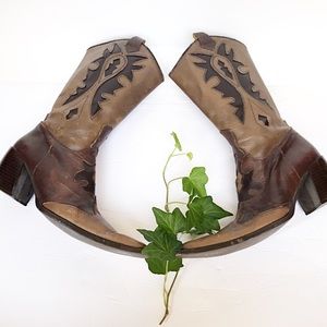 Leather Cowboy Boots